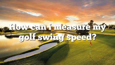 How can i measure my golf swing speed?