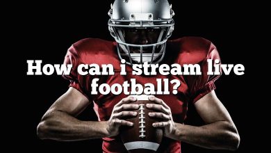 How can i stream live football?