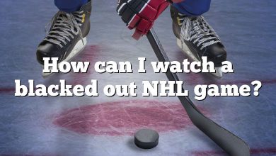 How can I watch a blacked out NHL game?