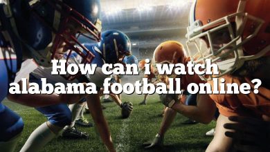 How can i watch alabama football online?