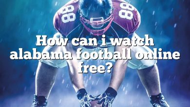 How can i watch alabama football online free?