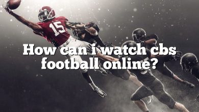 How can i watch cbs football online?