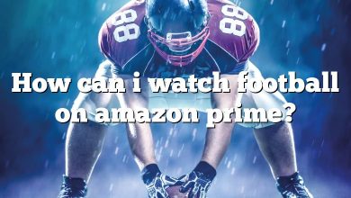 How can i watch football on amazon prime?