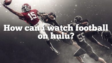 How can i watch football on hulu?