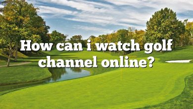 How can i watch golf channel online?