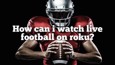 How can i watch live football on roku?