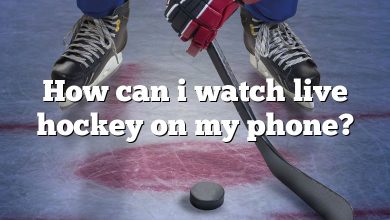 How can i watch live hockey on my phone?