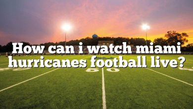 How can i watch miami hurricanes football live?