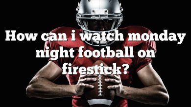 How can i watch monday night football on firestick?