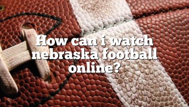 How can i watch nebraska football online?