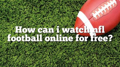 How can i watch nfl football online for free?