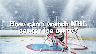 How can i watch NHL center ice on tv?