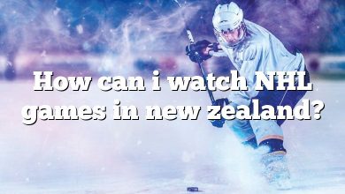 How can i watch NHL games in new zealand?