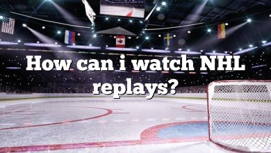 How can i watch NHL replays?