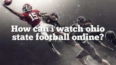How can i watch ohio state football online?