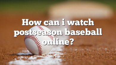 How can i watch postseason baseball online?