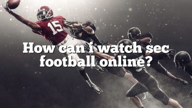 How can i watch sec football online?
