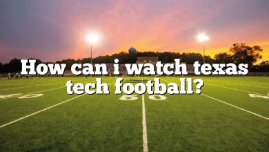 How can i watch texas tech football?