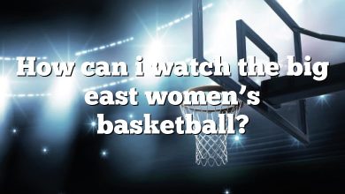 How can i watch the big east women’s basketball?