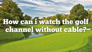 How can i watch the golf channel without cable?