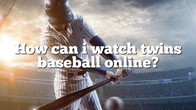 How can i watch twins baseball online?