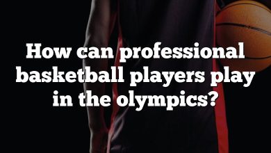 How can professional basketball players play in the olympics?