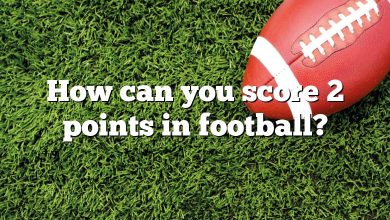How can you score 2 points in football?