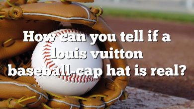 How can you tell if a louis vuitton baseball-cap hat is real?