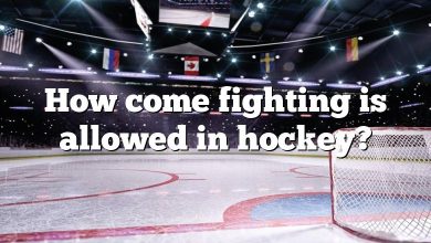 How come fighting is allowed in hockey?