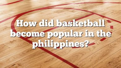 How did basketball become popular in the philippines?