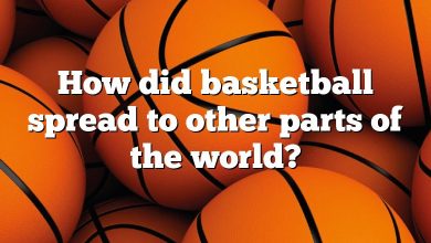 How did basketball spread to other parts of the world?