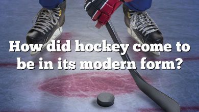 How did hockey come to be in its modern form?