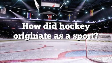 How did hockey originate as a sport?