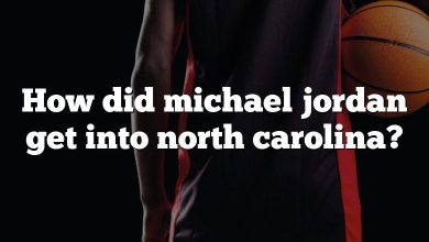 How did michael jordan get into north carolina?