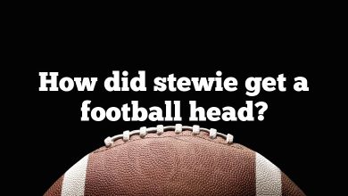 How did stewie get a football head?
