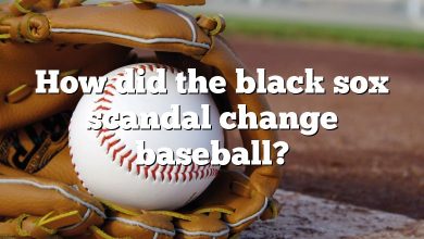 How did the black sox scandal change baseball?