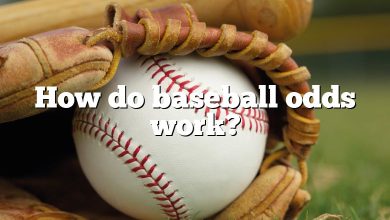 How do baseball odds work?