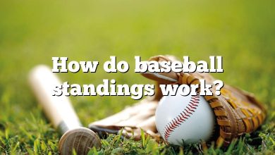 How do baseball standings work?