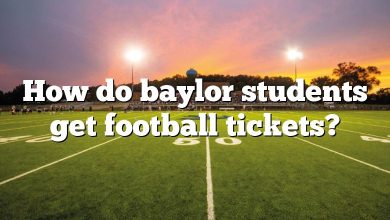 How do baylor students get football tickets?