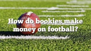 How do bookies make money on football?