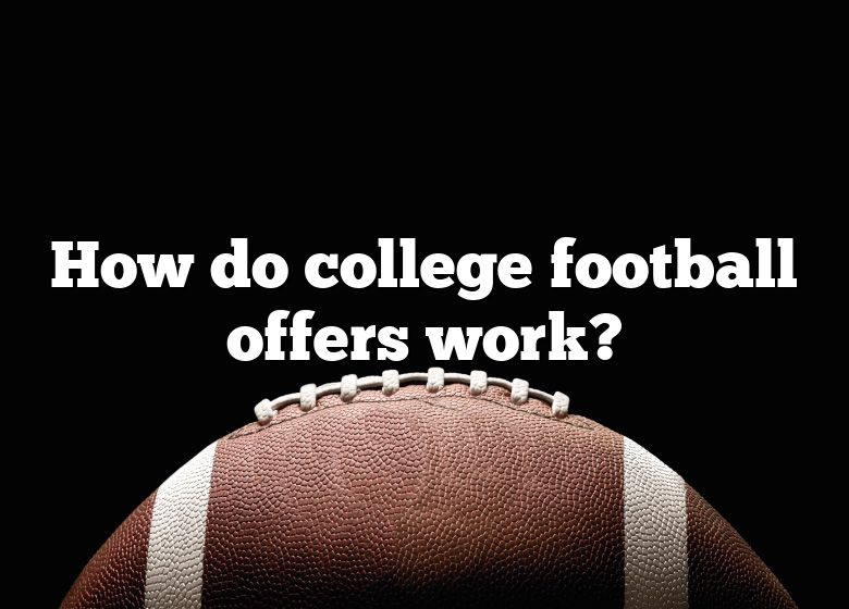 how do college football visits work