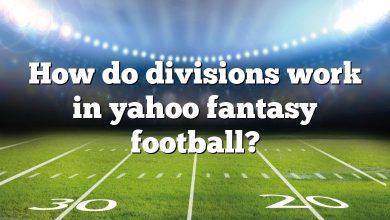How do divisions work in yahoo fantasy football?