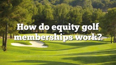 How do equity golf memberships work?