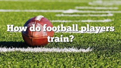 How do football players train?