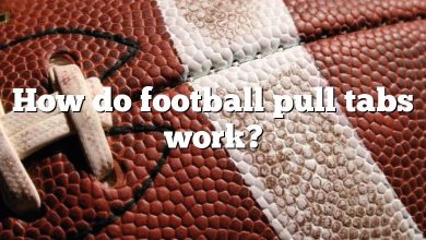How do football pull tabs work?