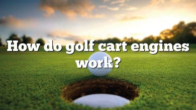 How do golf cart engines work?