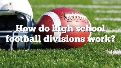 How do high school football divisions work?