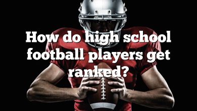How do high school football players get ranked?