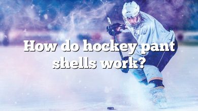 How do hockey pant shells work?