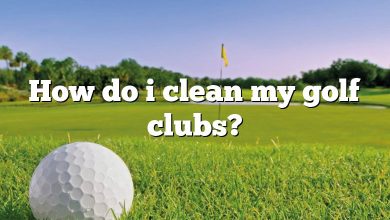 How do i clean my golf clubs?
